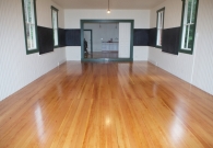 Local Landmark, Alba Schoolhouse fir flooring, after - 2010-12-28 at 12-47-51